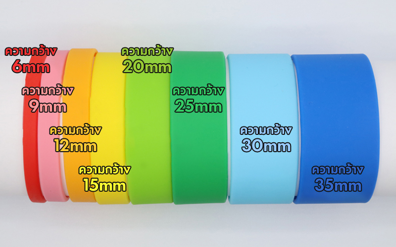 ラバーバンド(ラババン)の幅